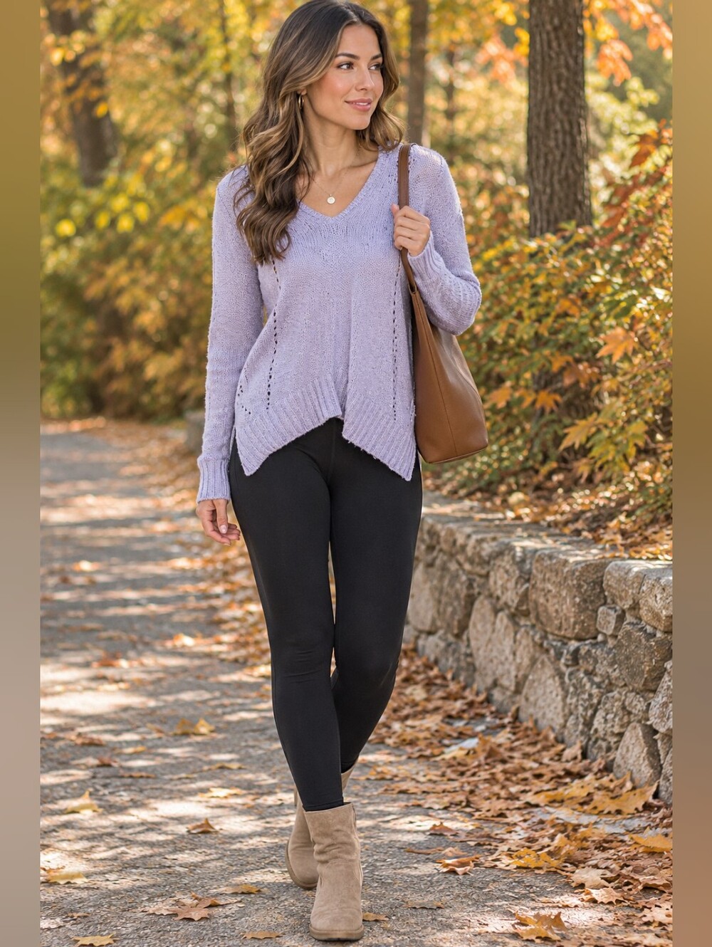 American Eagle light purple tunic hooded sweater. In EUC